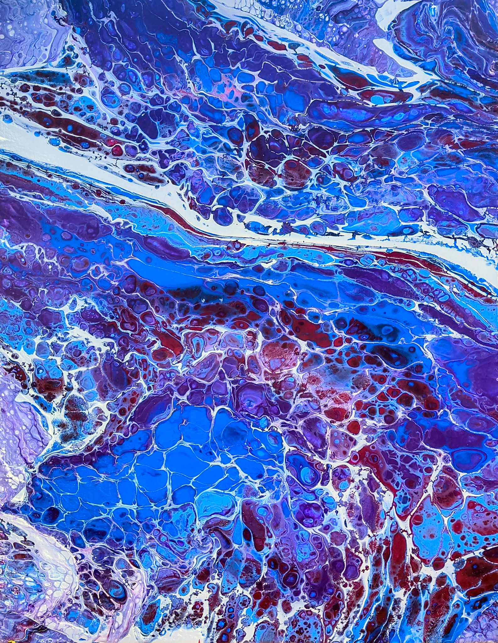 Twilight Tides - Acrylic painting by Chris Broussard